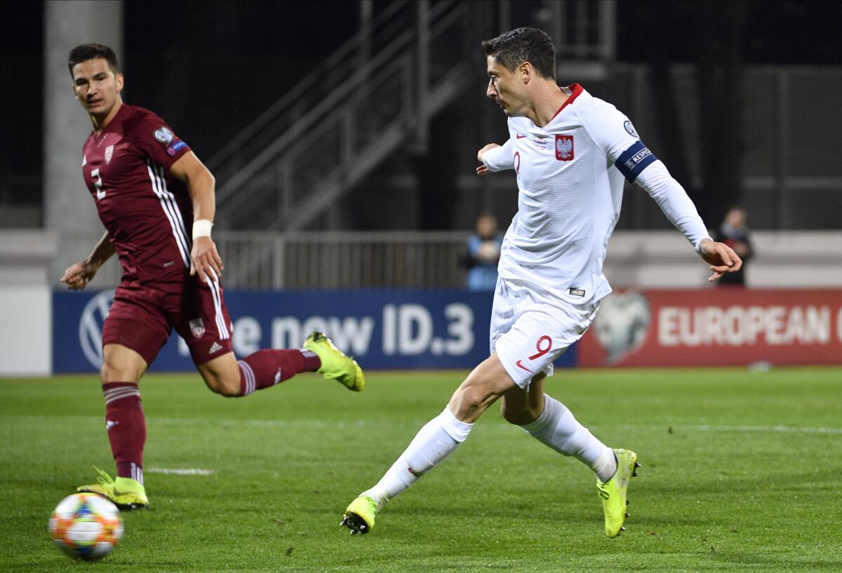 Lewandowski out to improve tournament record at Euro 2020